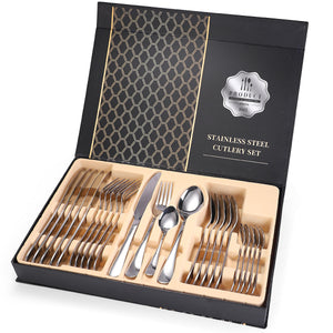 Elevate Your Dining Experience with Our 24 Pcs Cutlery Set