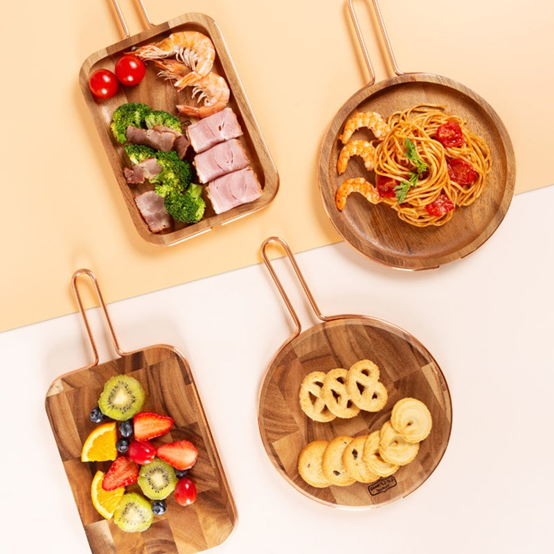 Solid wood steak cutting board