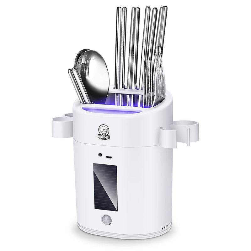 Kitchen Smart Sterilization Cutlery Rack