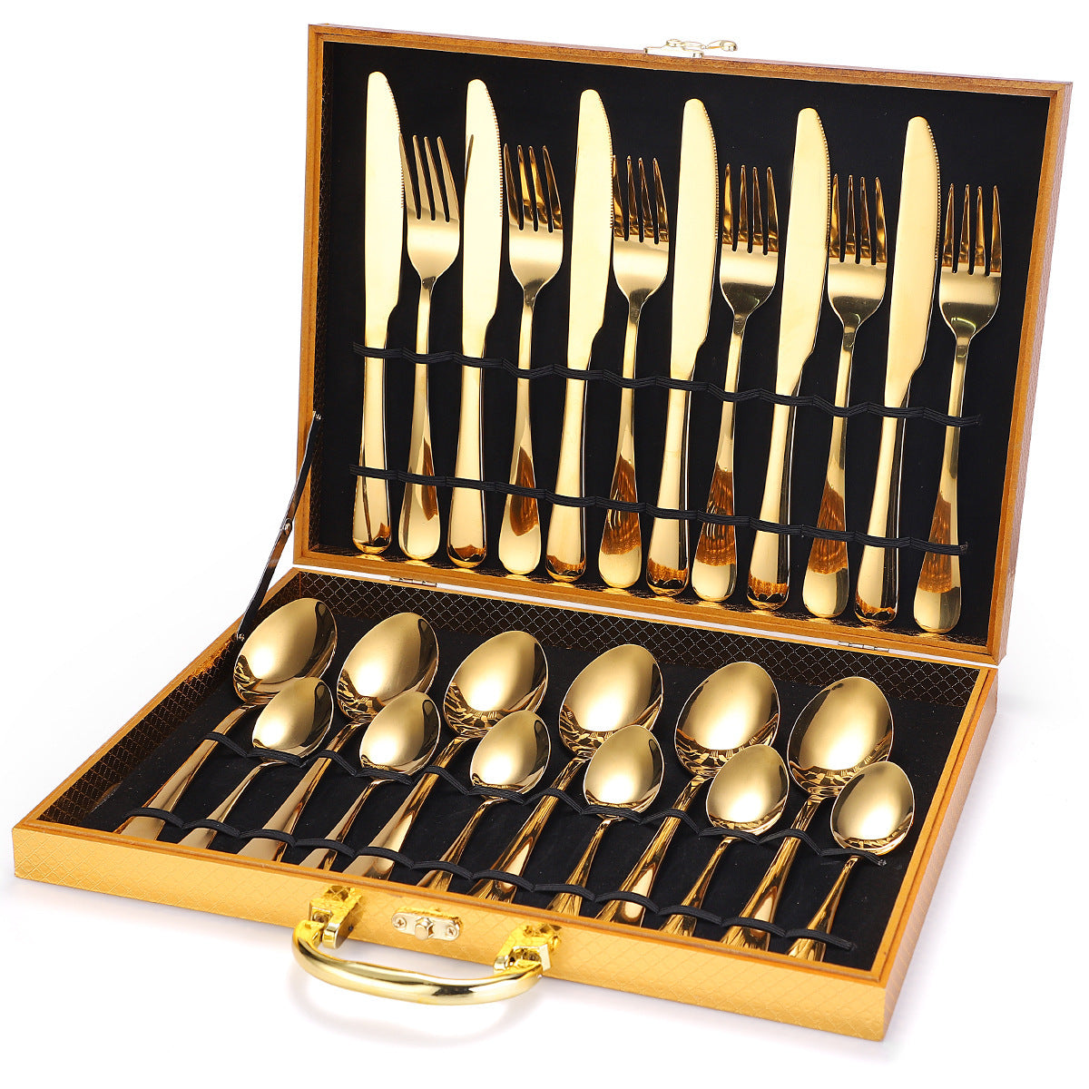 Symphony gold-plated cutlery set