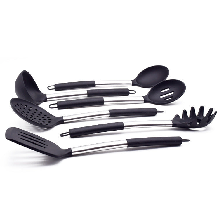 6-Piece Kitchen Utensils With Stainless Steel