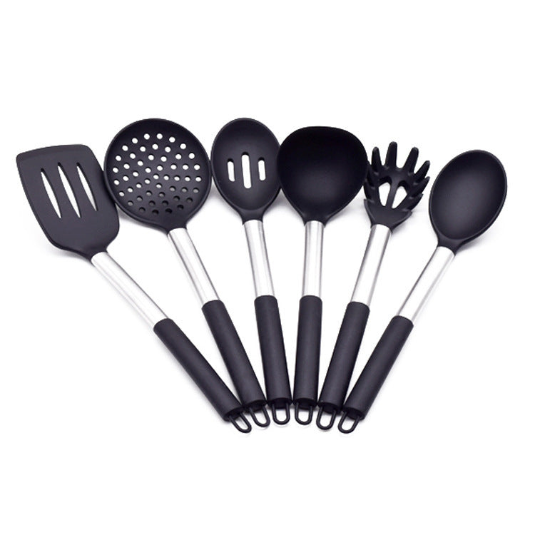 6-Piece Kitchen Utensils With Stainless Steel