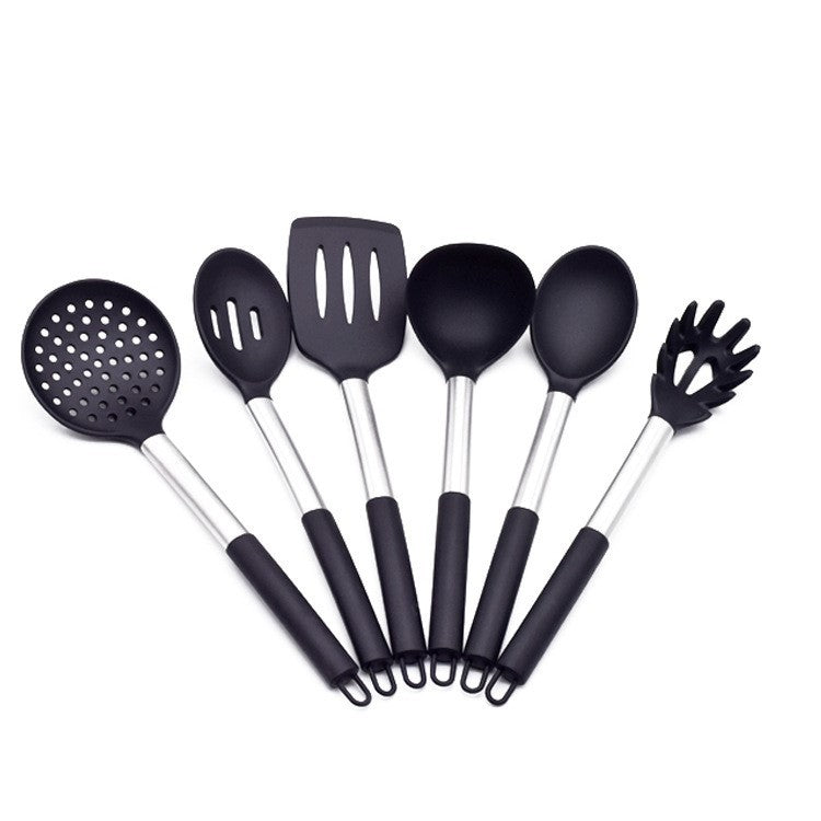6-Piece Kitchen Utensils With Stainless Steel