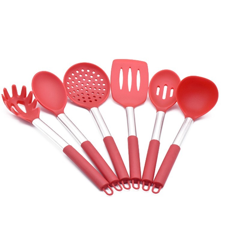 6-Piece Kitchen Utensils With Stainless Steel