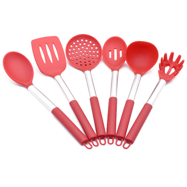 6-Piece Kitchen Utensils With Stainless Steel
