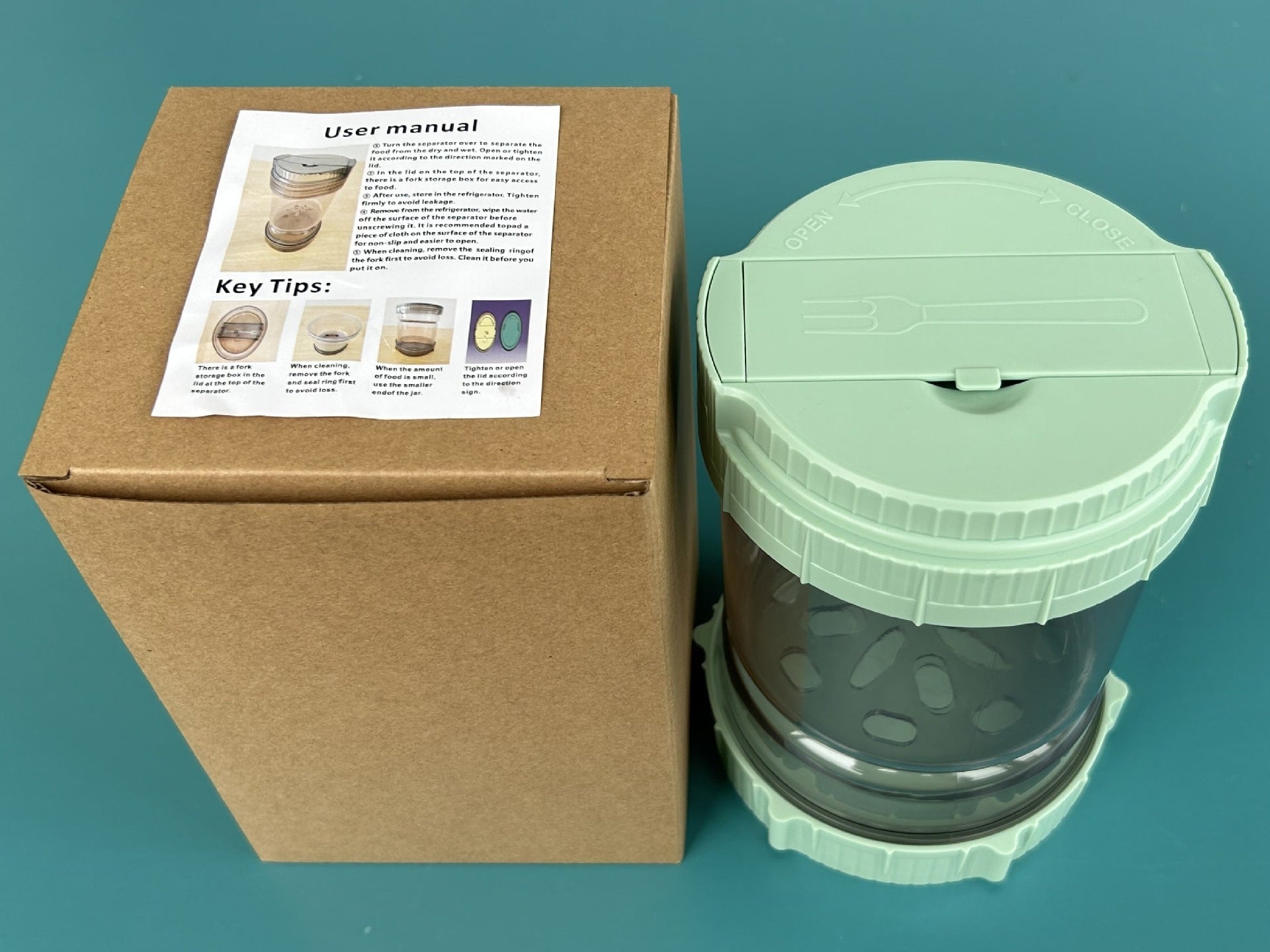 Glass Kimchi Storage Kitchen Organizer