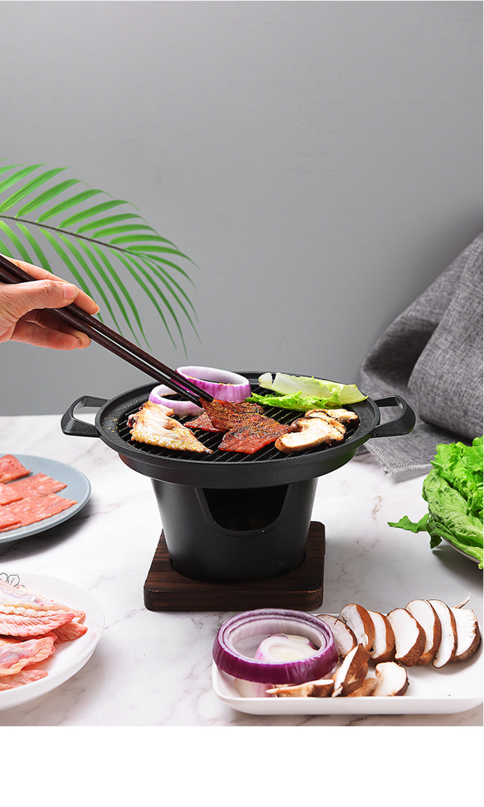 Mini BBQ Grill Roasting Meat Tools