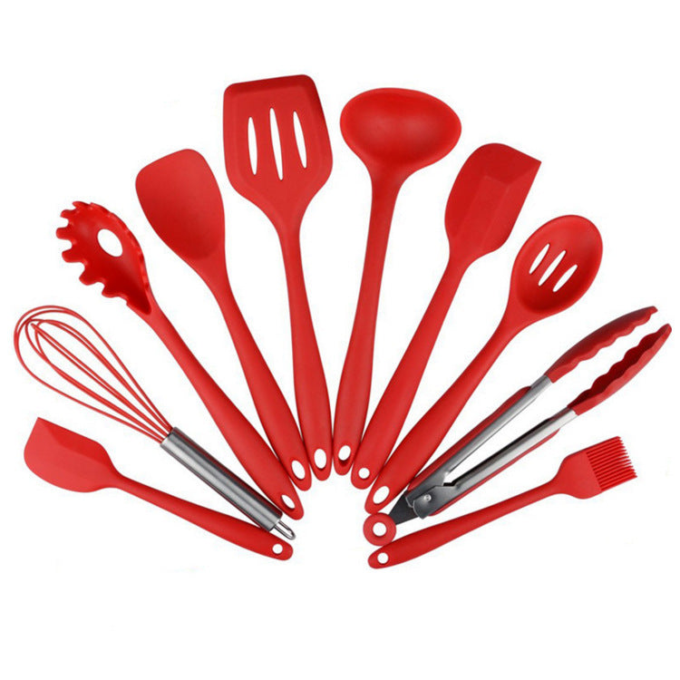 Silica gel kitchen utensils 10 pieces