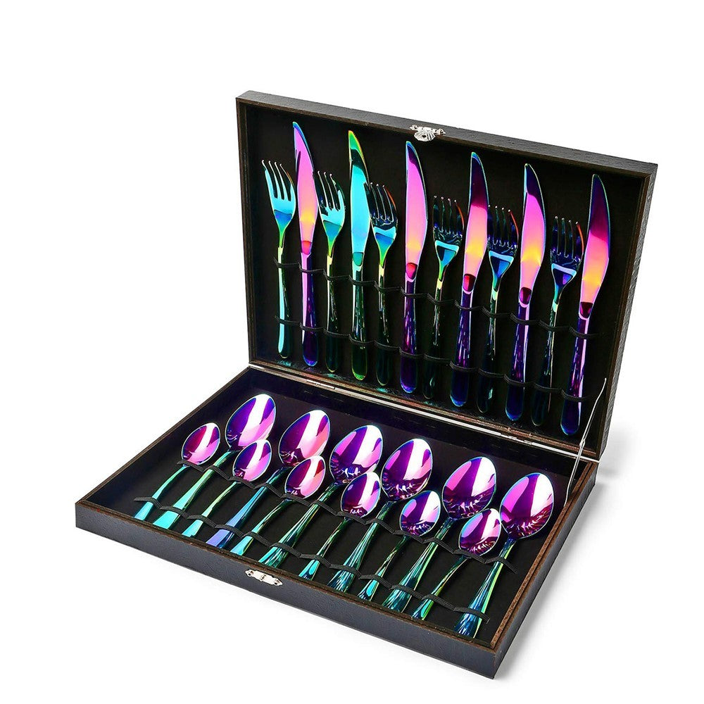 Symphony gold-plated cutlery set