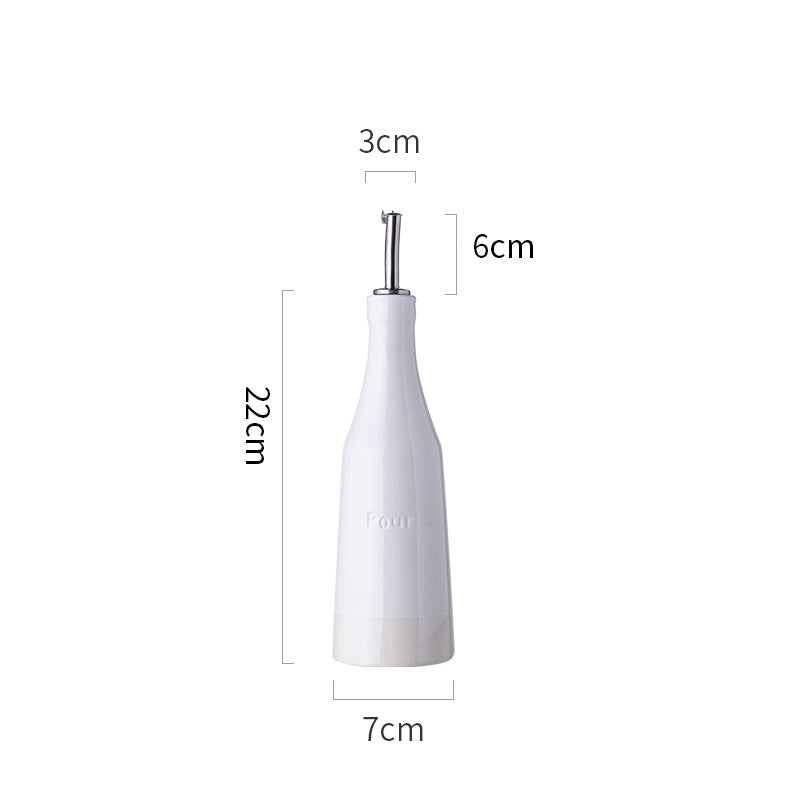 Household Ceramic Leakproof Kitchen Oil Pot