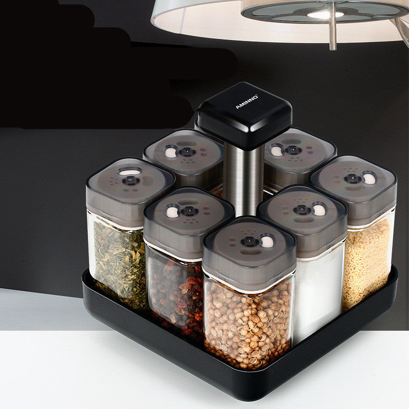 Spice Jar Glass Organizer