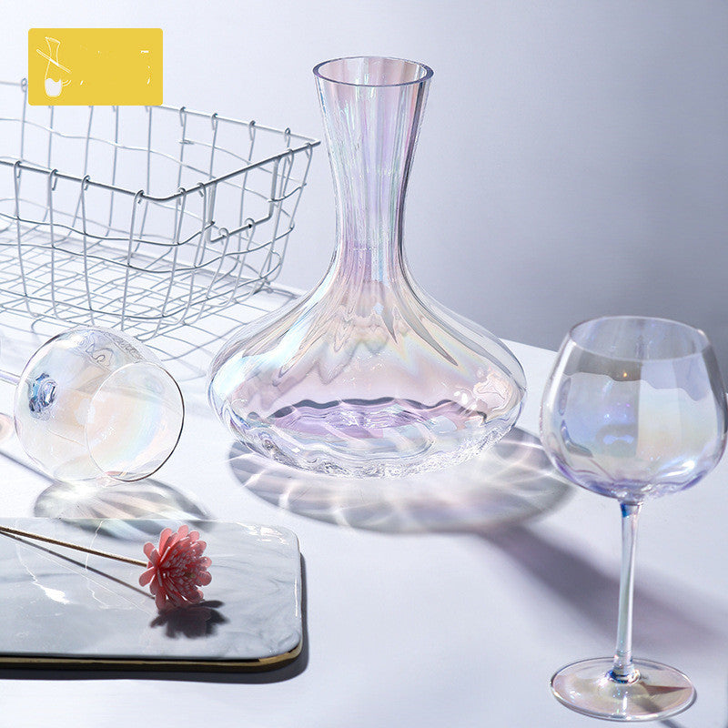 Glass Goblet Pourer Wine Set