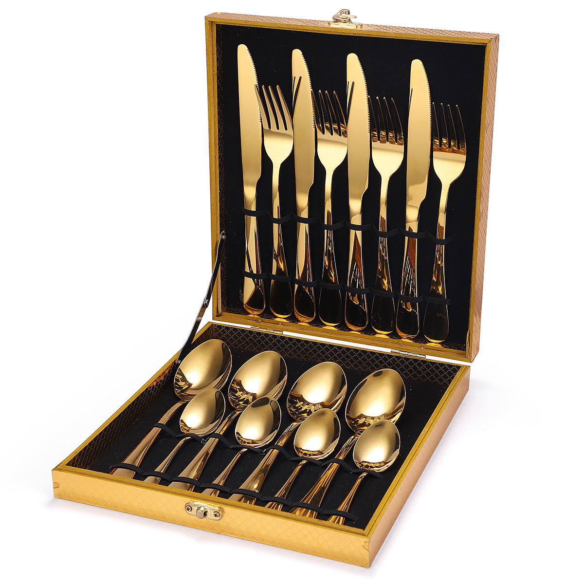 Symphony gold-plated cutlery set