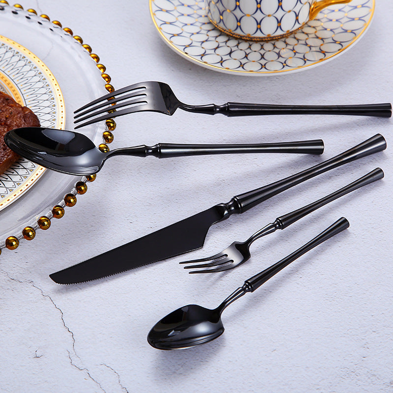 Fork Spoon Steak Cutlery Four Piece Set