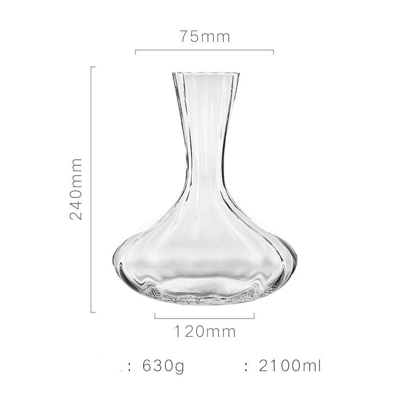 Glass Goblet Pourer Wine Set