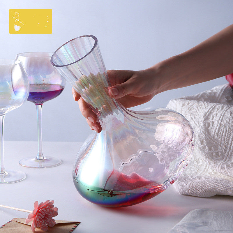 Glass Goblet Pourer Wine Set