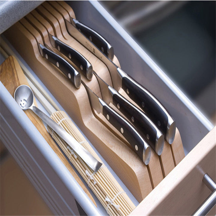 Wooden Knife Holder Knife Rack
