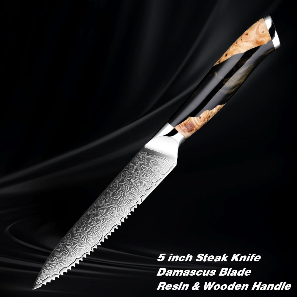 Damascus Steel Kitchen Professional Knives