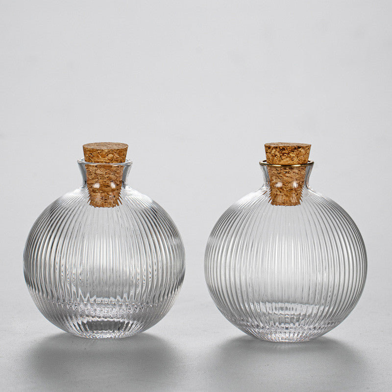 Creative Glass Vertical Grain Sake Wine Set