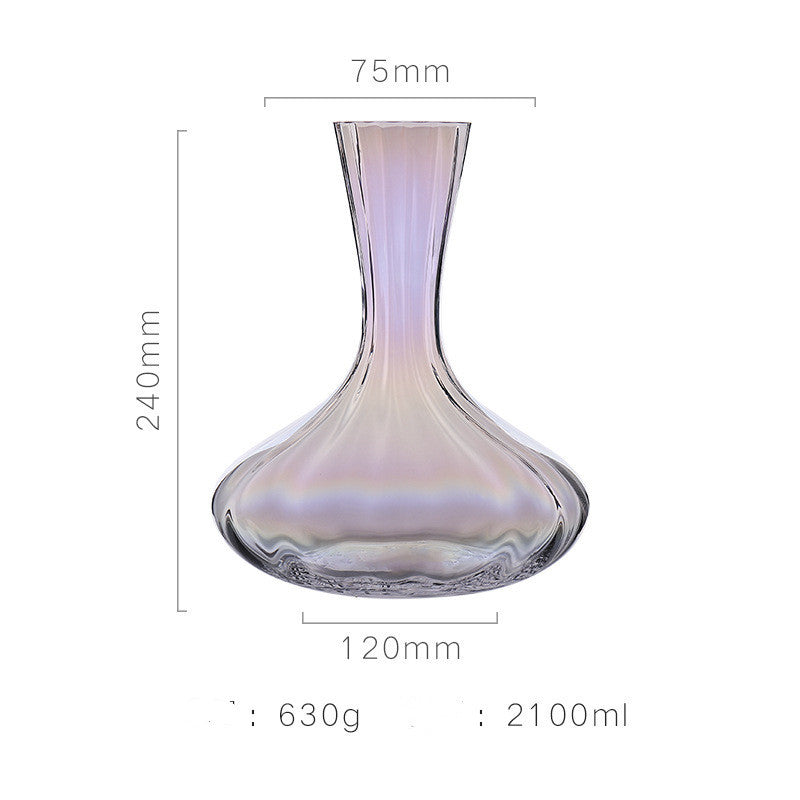Glass Goblet Pourer Wine Set