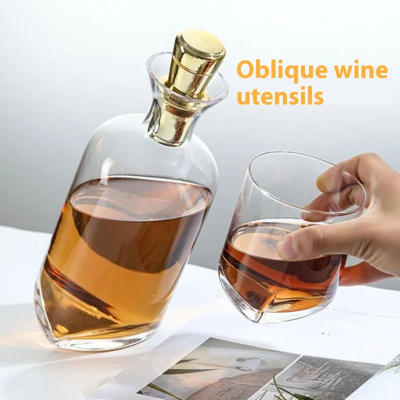 European Creative Golden Wine Set