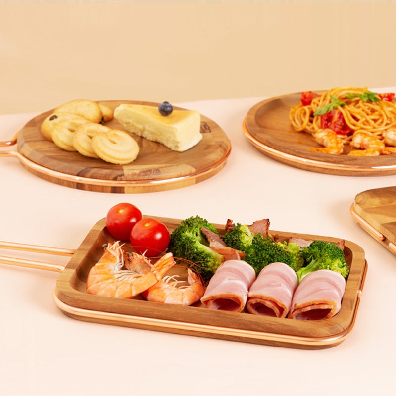 Solid wood steak cutting board