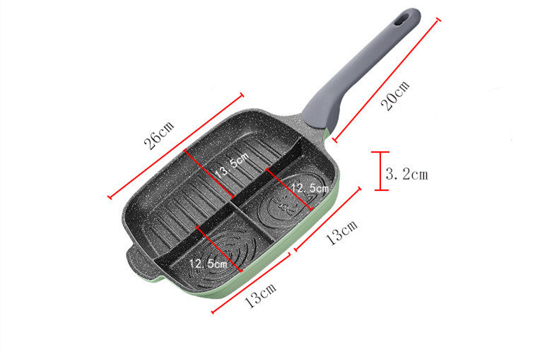 Bamboo Bluestone Breakfast Omelette Pan