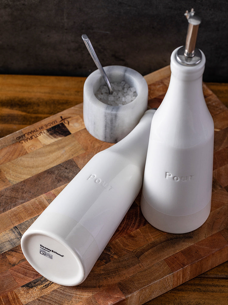 Household Ceramic Leakproof Kitchen Oil Pot